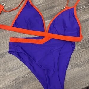 Triangle High Cut Bikini Set (Size Small, US 4-6)